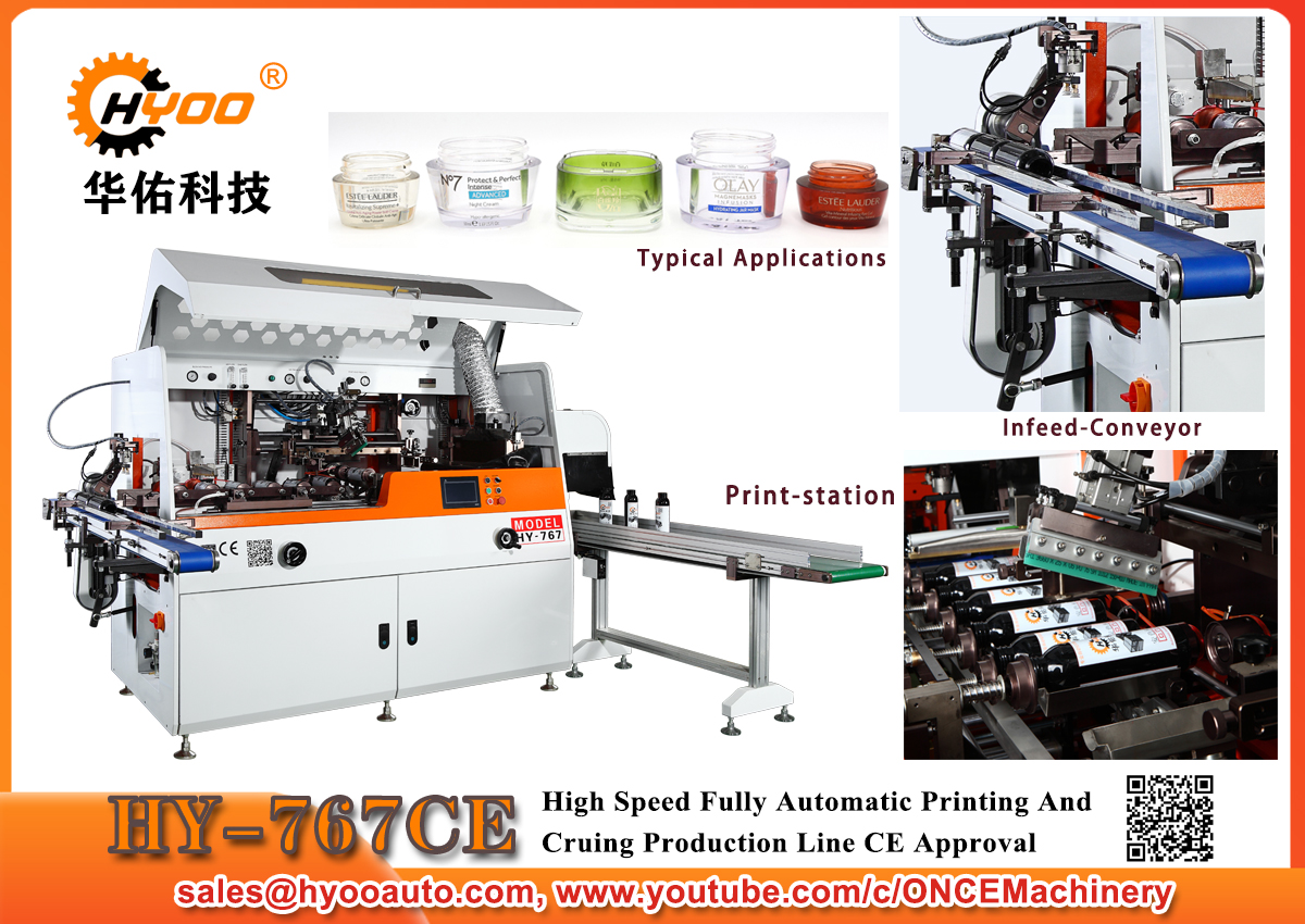 HY-767CE-High-Speed-Fully-Automatic-Printing-and-Curing-Production-Line-Plastic-Round-Bottle-Tube-Glass-Metal HY-767CE-High-Speed-Fully-Automatic-Printing-and-Curing-Production-Line-Plastic-Round-Bottle-Tube-Glass-Metal